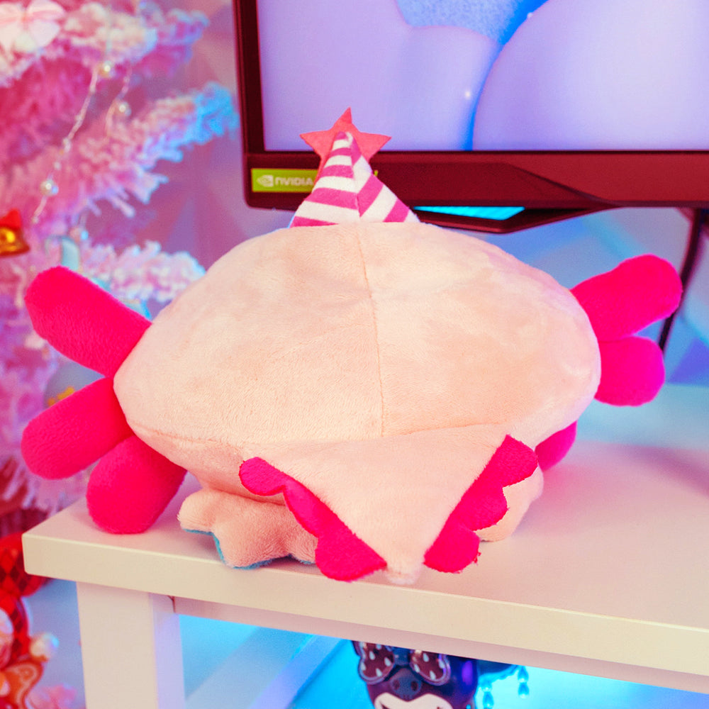 Load image into Gallery viewer, Axolotl Plush | Reversible Pink Blue Kawaii Plushie
