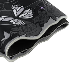 Load image into Gallery viewer, Butterfly Desk Pad | Rose Spider Web Halloween Witch Gothic Mousepad
